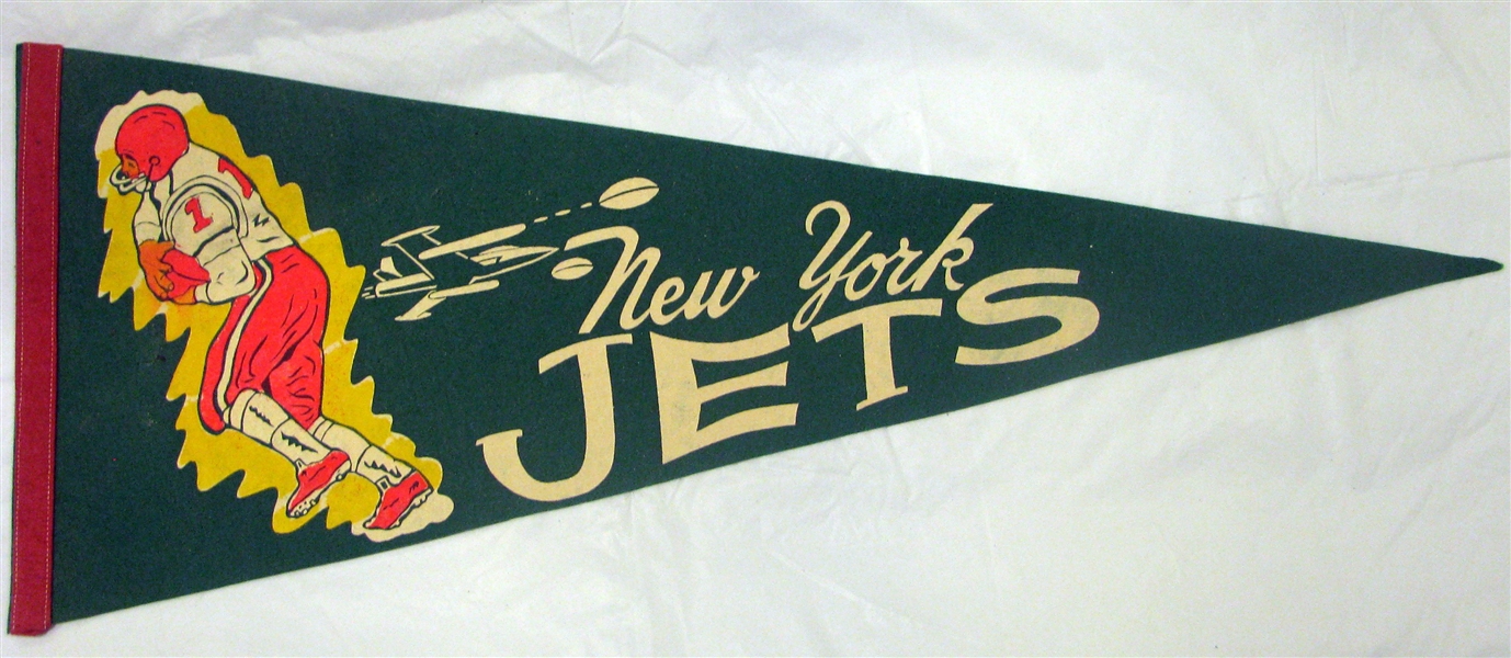 60's AFL NEW YORK JETS PENNANT