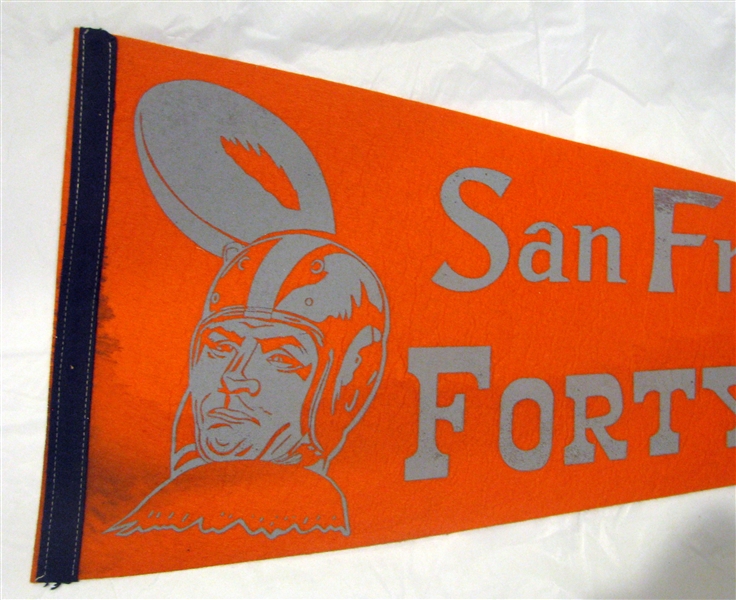 50's SAN FRANCISCO FORTY-NINERS PENNANT