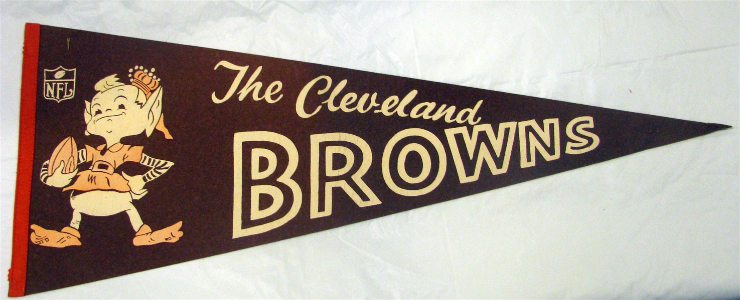 60's CLEVELAND BROWNS PENNANT