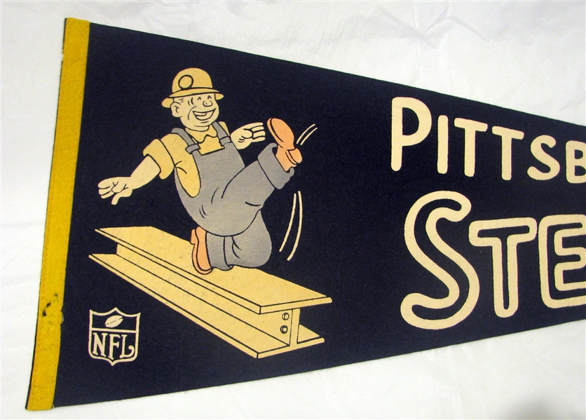 60's PITTSBURGH STEELERS PENNANT