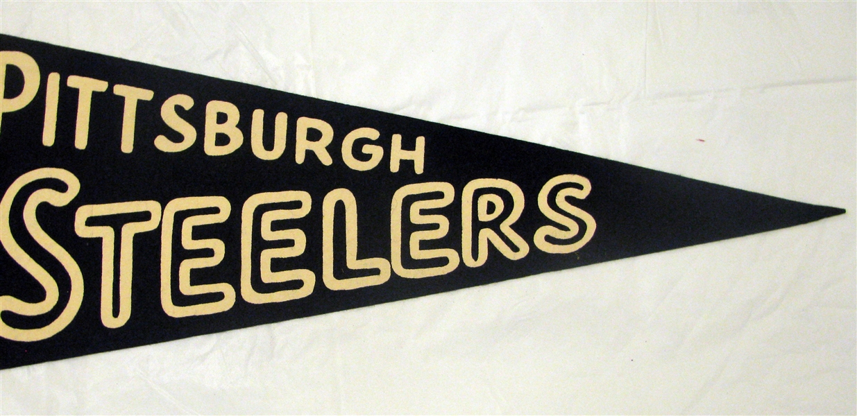 60's PITTSBURGH STEELERS PENNANT