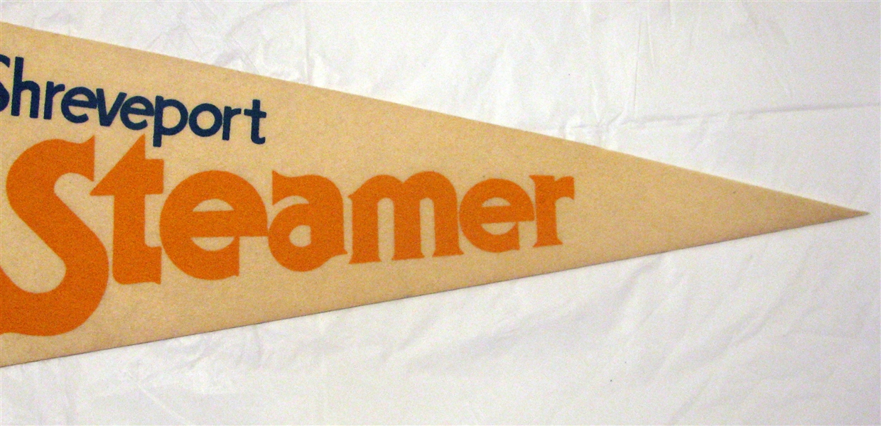 70's WFL SHREVEPORT STEAMER PENNANT