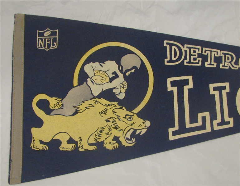 60's DETROIT LIONS PENNANT