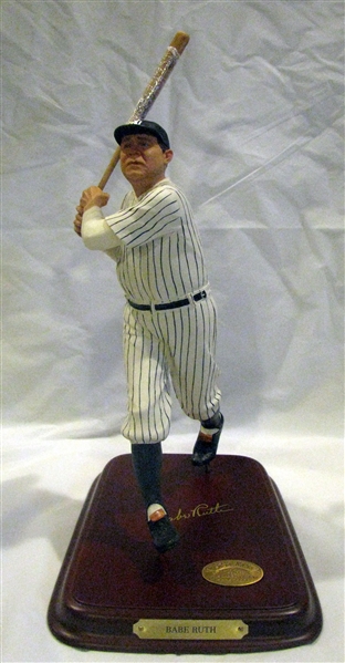 BABE RUTH DANBURY MINT STATUE w/BOX & PAPERWORK