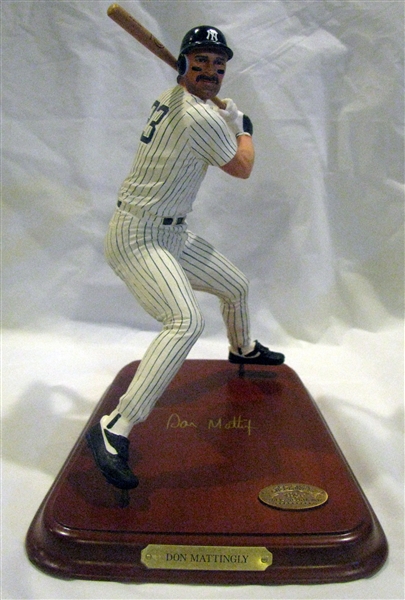 DON MATTINGLY DANBURY MINT STATUE w/BOX & PAPERWORK