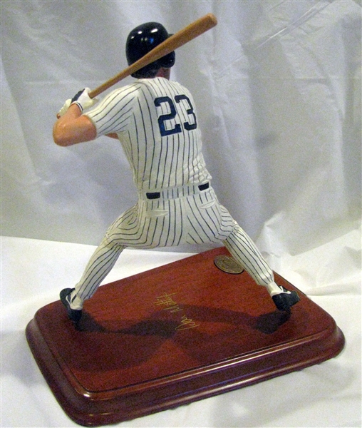 DON MATTINGLY DANBURY MINT STATUE w/BOX & PAPERWORK