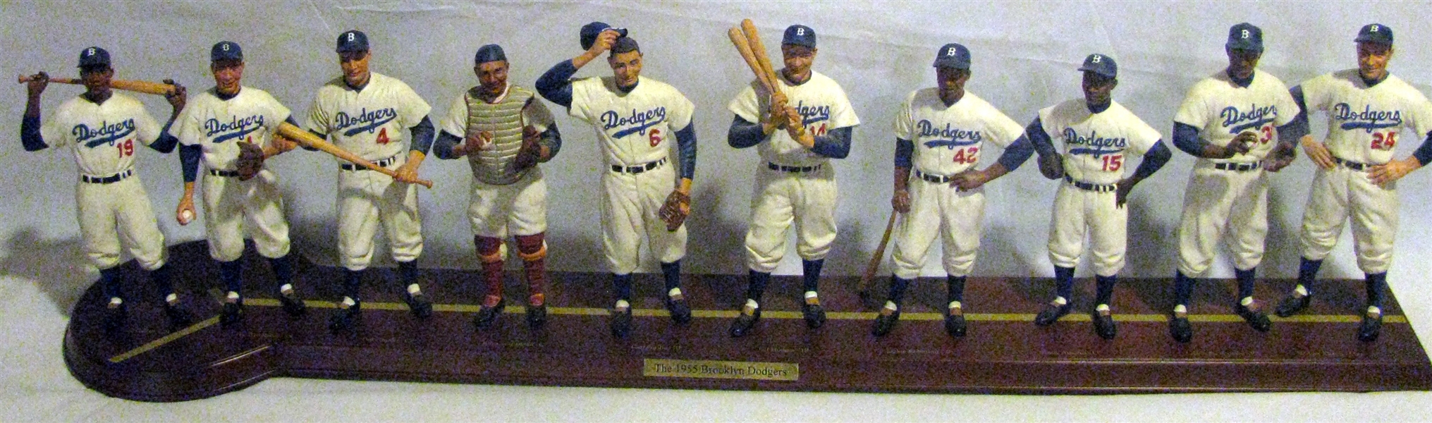 1955 BROOKLYN DODGERS DANBURY MINT TEAM STATUE