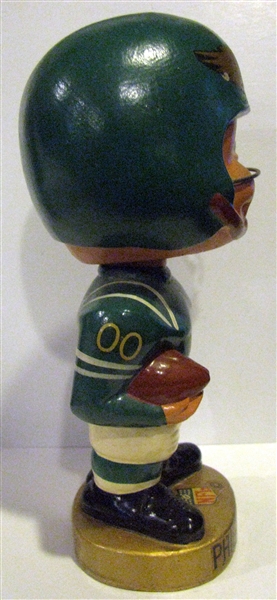 60's PHILADELPHIA EAGLES GOLD BASE BOBBING HEAD