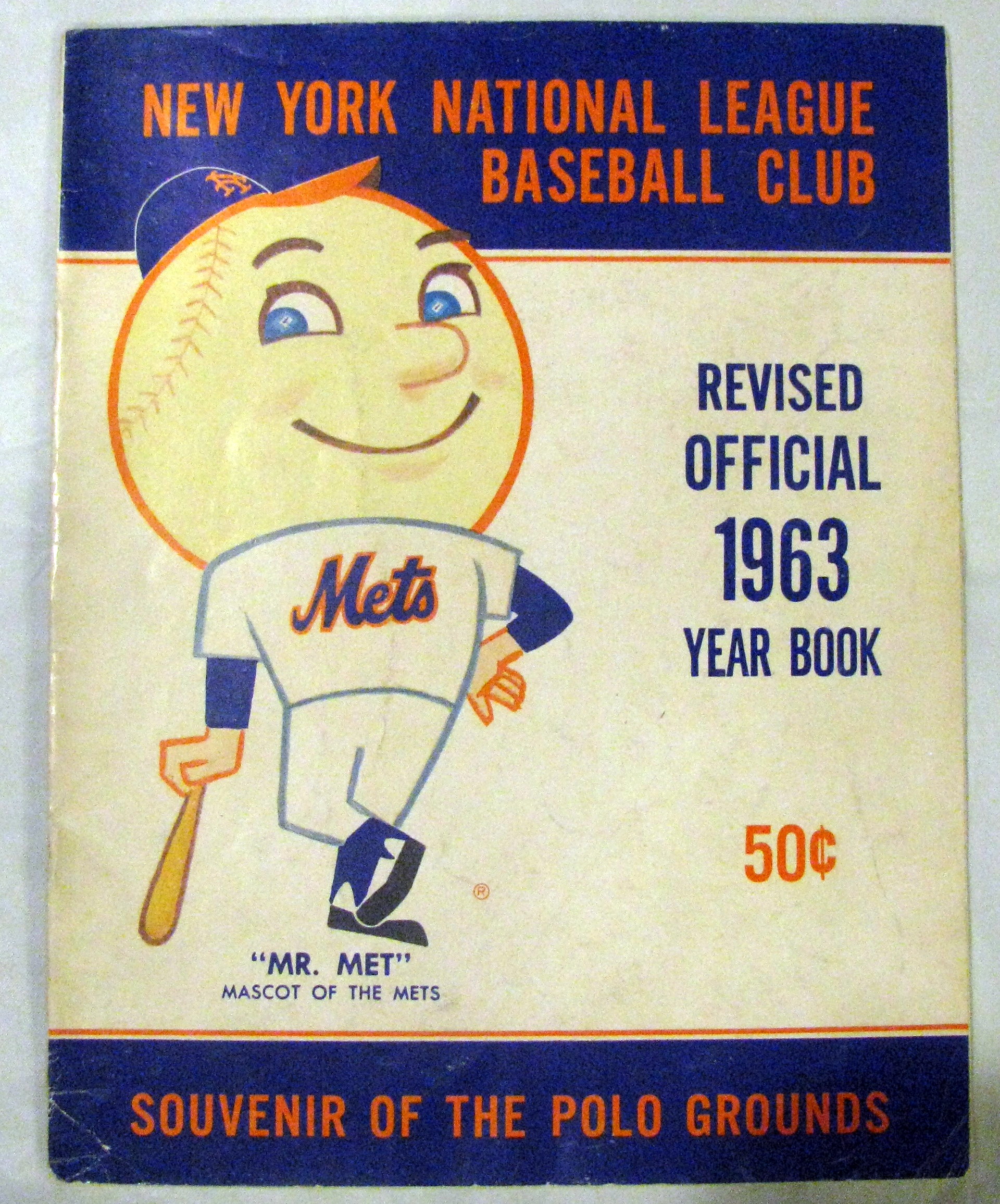 Baseball, signed by the 1963 New York Mets