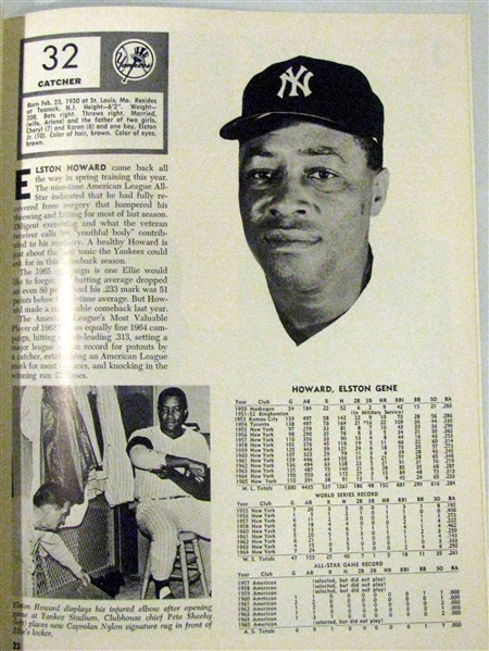 1965 & 1966 NEW YORK YANKEES YEARBOOKS