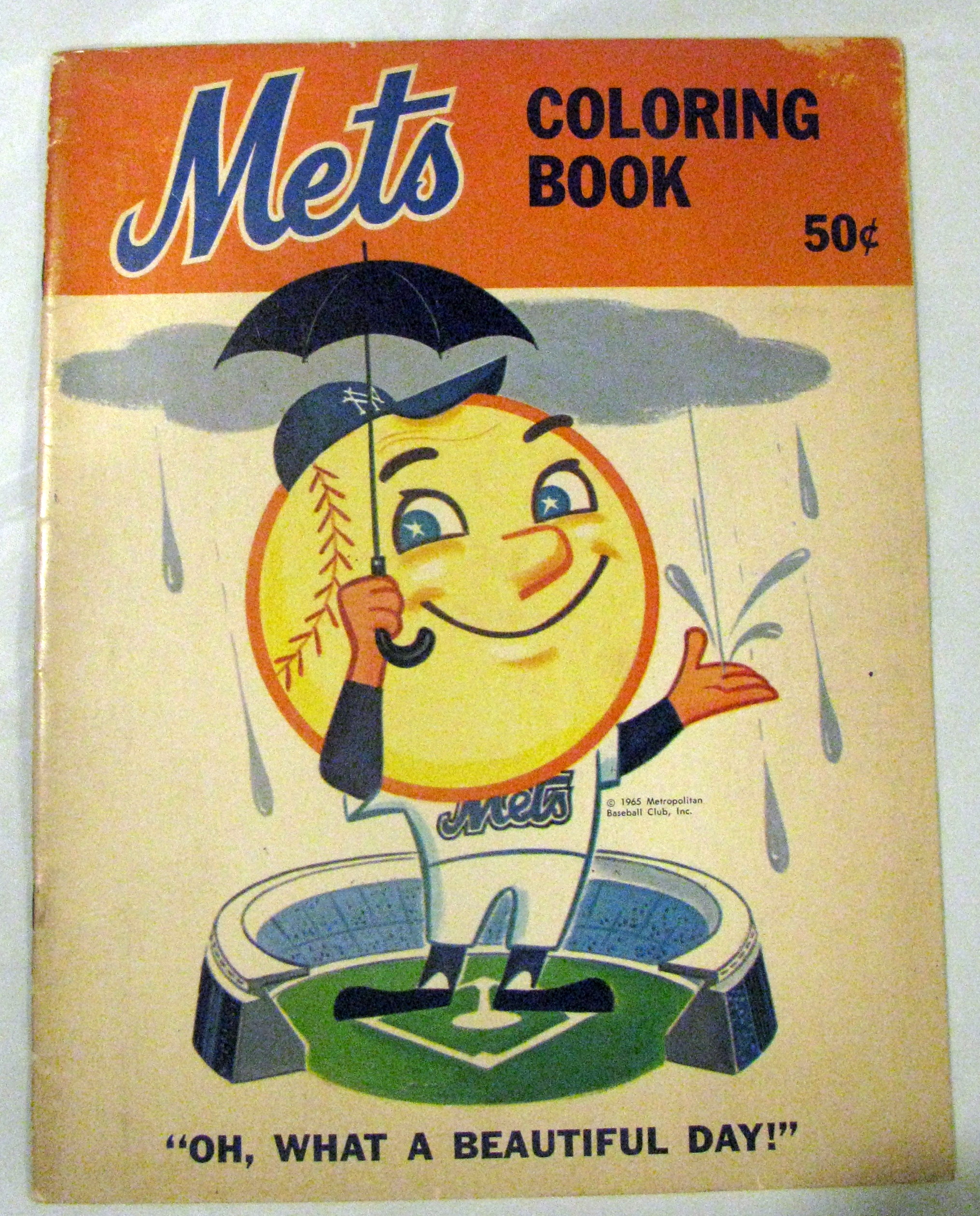 Old Mr. Met Coloring Book