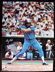 GARY CARTER NY METS  SIGNED 21" x 28" COLOR POSTER w/CAS COA