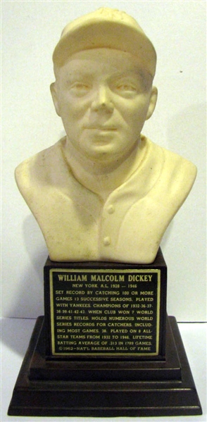 1963 BILL DICKEY HALL OF FAME' BUST / STATUE