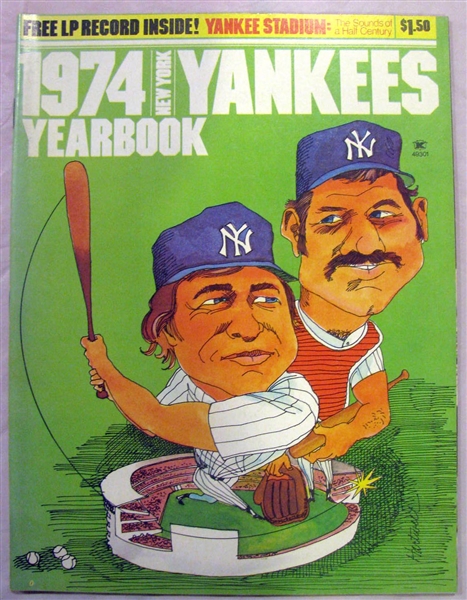 1974 NEW YORK YANKEES YEARBOOK