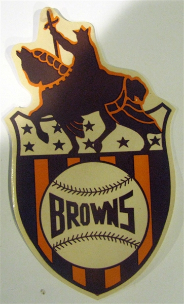 50's ST. LOUIS BROWNS MASCOT DECAL