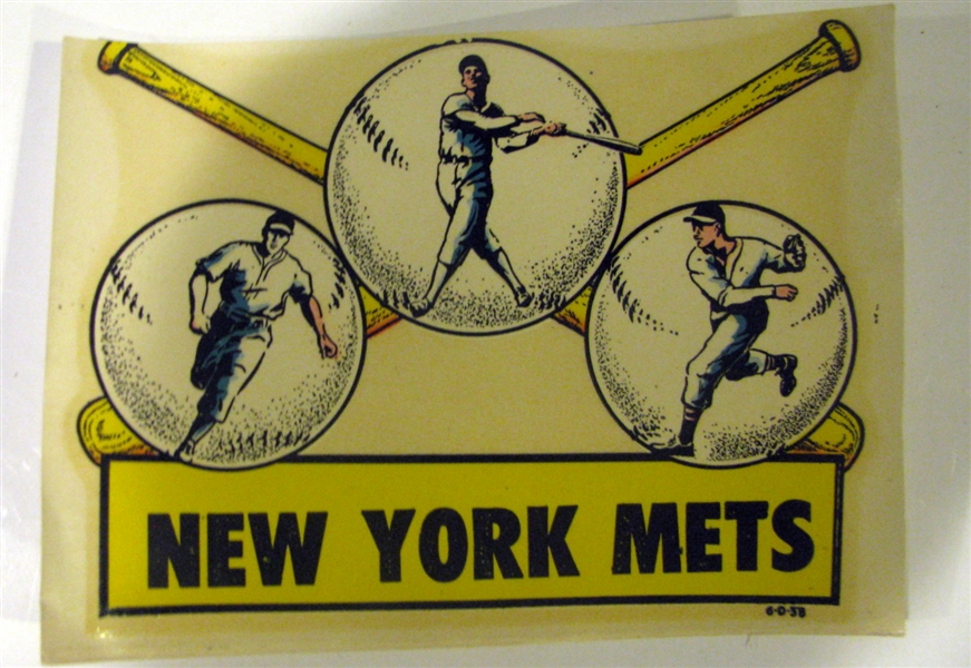 60's NEW YORK METS DECAL