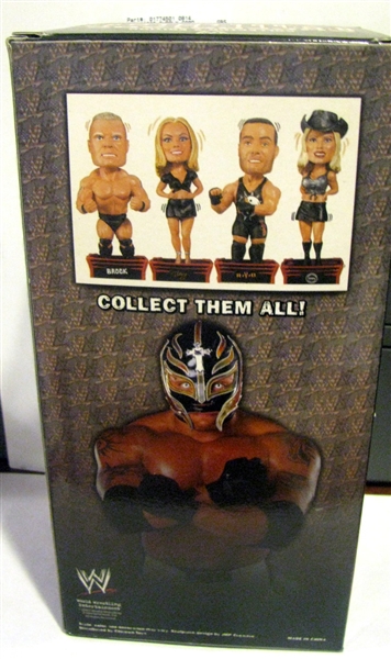 REY MYSTERIO SUPERSTARS BOBBLE HEAD - NEVER REMOVED FROM BOX