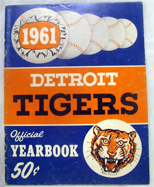 1961 DETROIT TIGERS YEARBOOK