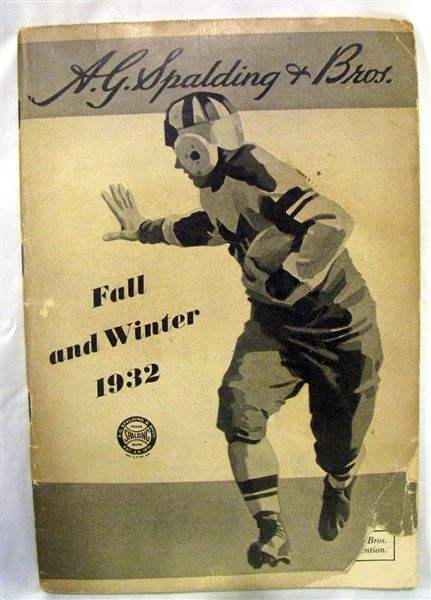 1932 SPALDING FALL & WINTER CATALOG - FOOTBALL & MORE