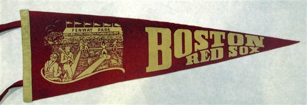 40's BOSTON RED SOX 3/4 SIZE PENNANT