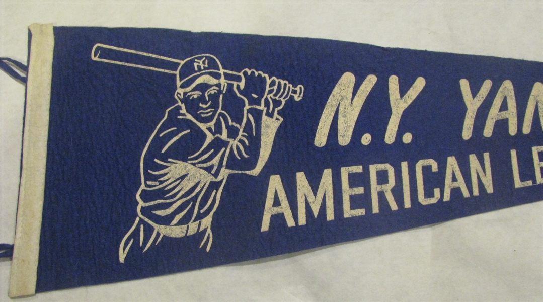 1947 NEW YORK YANKEES AMERICAN LEAGUE CHAMPS PENNANT