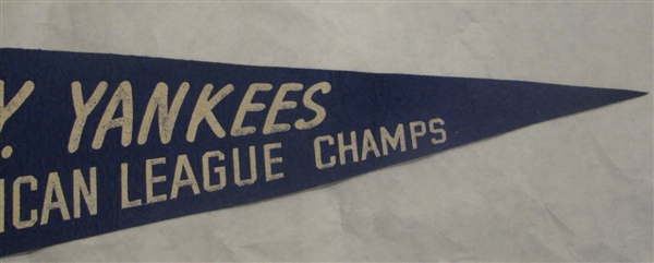 1947 NEW YORK YANKEES AMERICAN LEAGUE CHAMPS PENNANT