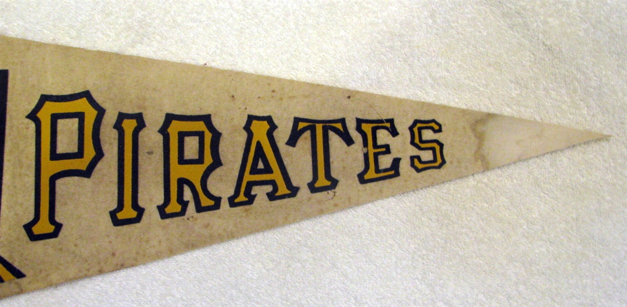 1960 PITTSBURGH PIRATES NATIONAL LEAGUE CHAMPIONS PHOTO PENNANT
