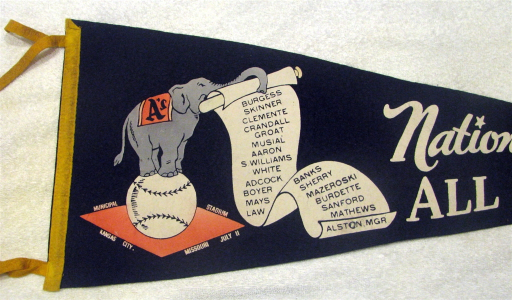 1960 ALL-STAR GAME NATIONAL LEAGUE PENNANT
