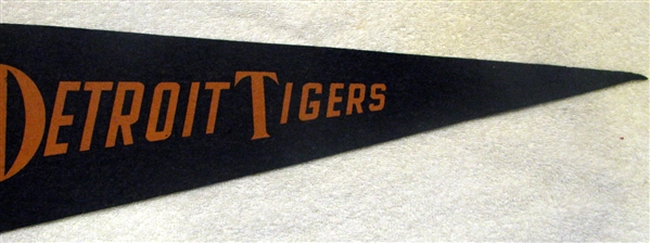 50's DETROIT TIGERS 3/4 SIZE PENNANT