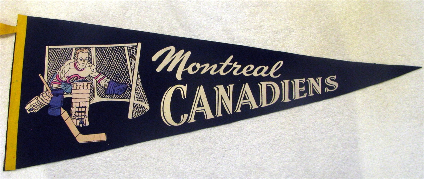 50's/60's MONTREAL CANADIENS PENNANT