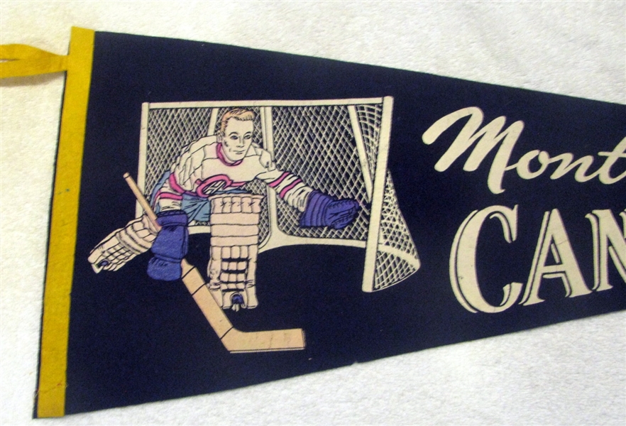 50's/60's MONTREAL CANADIENS PENNANT
