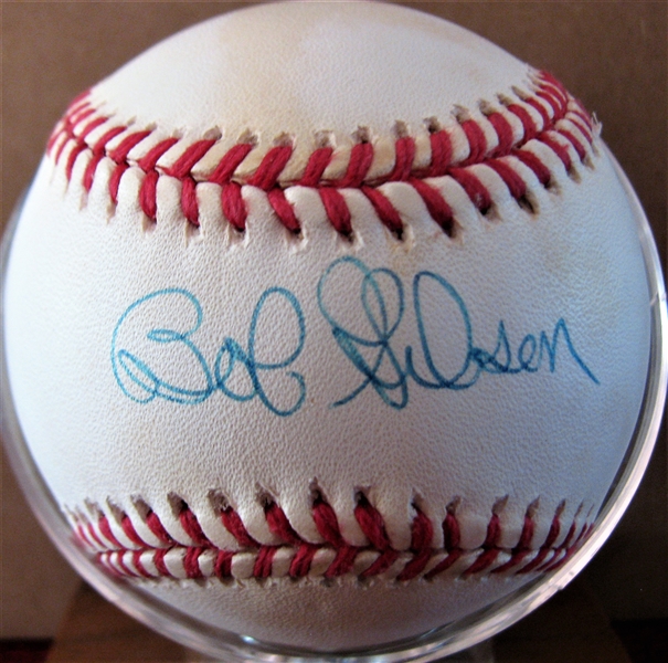 BOB GIBSON SIGNED BASEBALL w/SGC COA