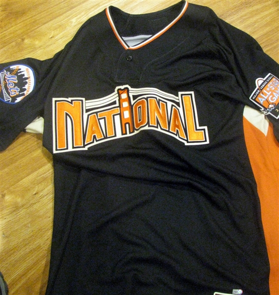 2007 DAVID WRIGHT SIGNED HOME RUN DERBY JERSEY w/JSA LOA