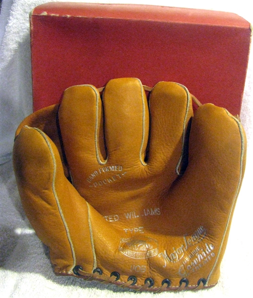 40's/50's TED WILLIAMS STORE MODEL GLOVE w/BOX