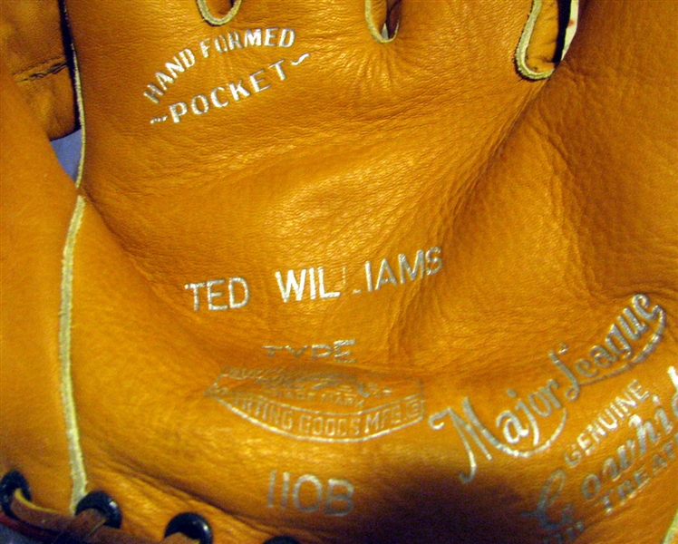 40's/50's TED WILLIAMS STORE MODEL GLOVE w/BOX