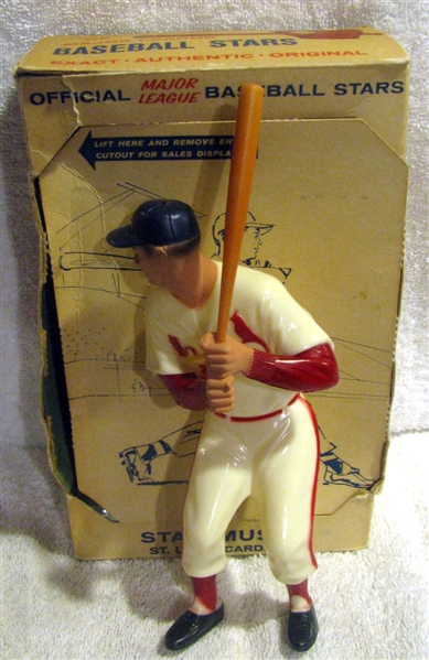 50's/60's STAN MUSIAL HARTLAND PLASTICS STATUE w/BOX