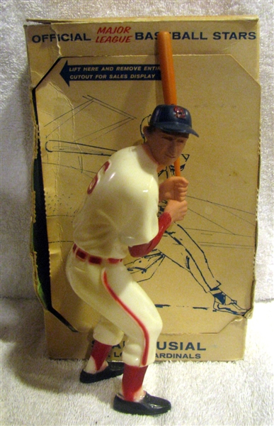 50's/60's STAN MUSIAL HARTLAND PLASTICS STATUE w/BOX