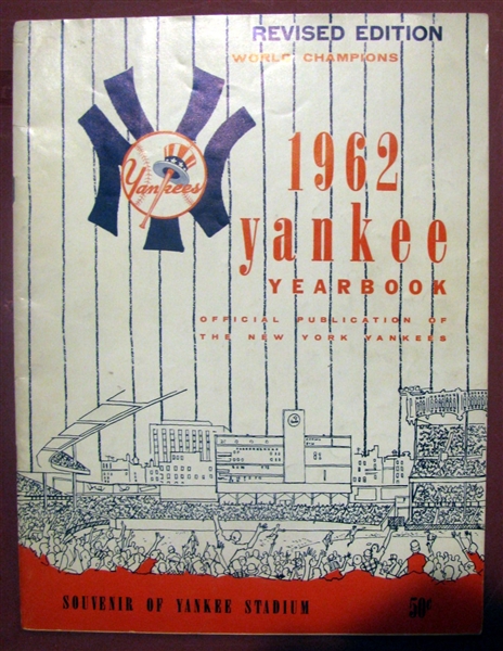 1962 NEW YORK YANKEES YEARBOOK