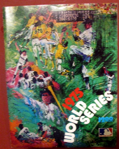 1975 WORLD SERIES PROGRAM - RED SOX VS REDS