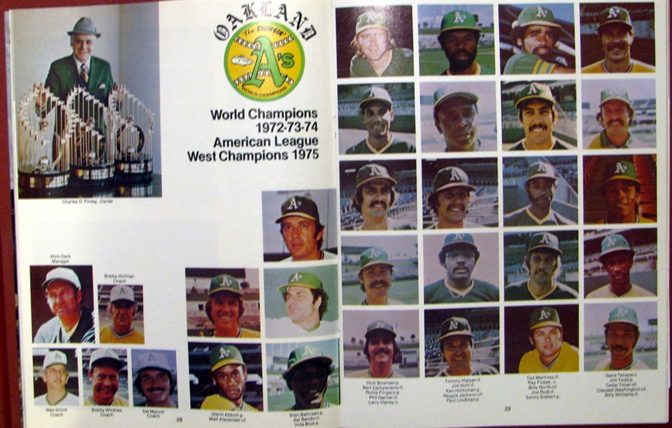 1975 WORLD SERIES PROGRAM - RED SOX VS REDS