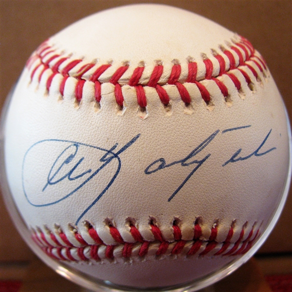 CARL YASTRZEMSKI SIGNED BASEBALL w/CAS COA