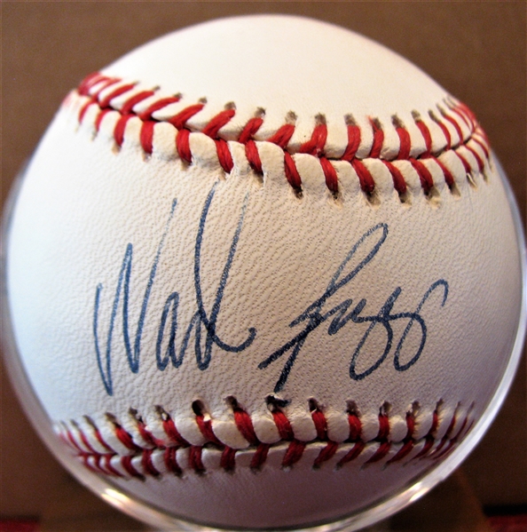  WADE BOGGS SIGNED BASEBALL w/CAS COA