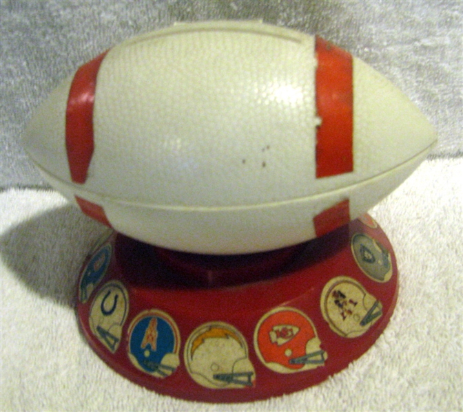 70's NFL AFC FOOTBALL COIN BANK w/TEAM HELMET LOGOS