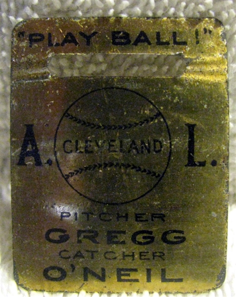 1911-1914 CLEVELAND NAPS WATCH FOB