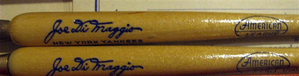 40's JOE DIMAGGIO BAT PEN & PENCIL SET w/BOX