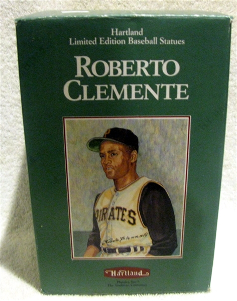 1990 ROBERTO CLEMENTE HARTLAND STATUE w/BOX