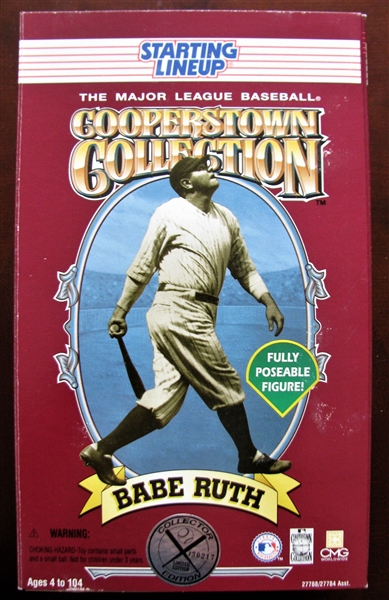 BABE RUTH  BATTING 12 STARTING LINE-UP FIGURE MINT IN BOX