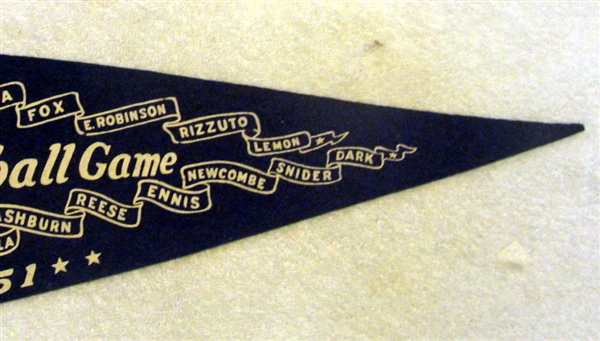 1951 ALL-STAR GAME PENNANT