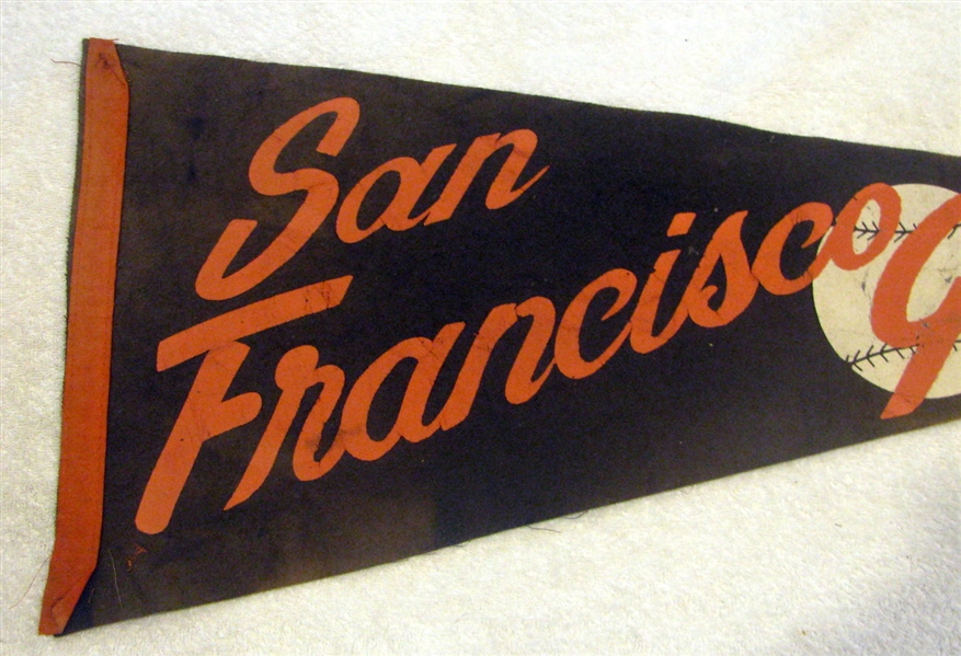 50's SAN FRANCISCO GIANTS PENNANT
