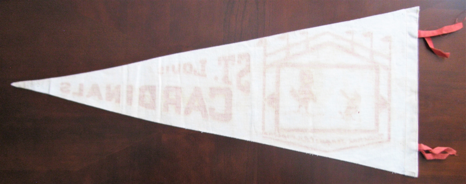60's ST LOUIS CARDINALS NATIONAL LEAGUE CHAMPIONS FULL SIZE PENNANT